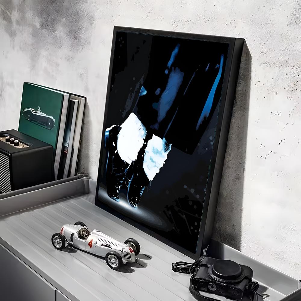 M-Michael J-Jackson Sänger Poster Aufkleber Gemälde Wandbild HD Wandaufkleber für Schlafzimmer Wohnzimmer Zuhause Selbstklebende Dekoration Geschenk