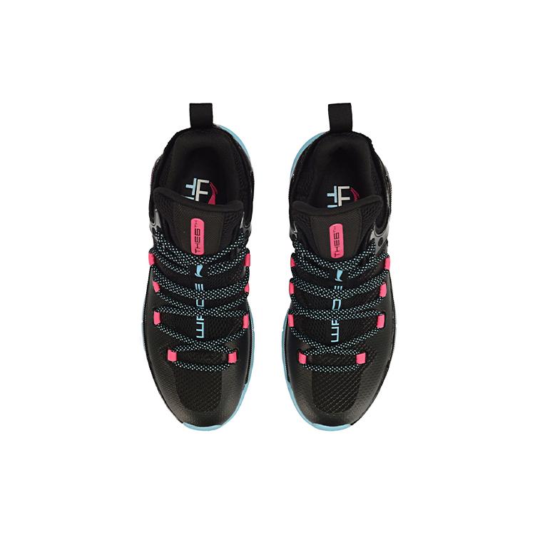 Li Ning 6th Person 2019 Basketball Shoes Men's Low top Black/Blue/Pink ABAP017-5