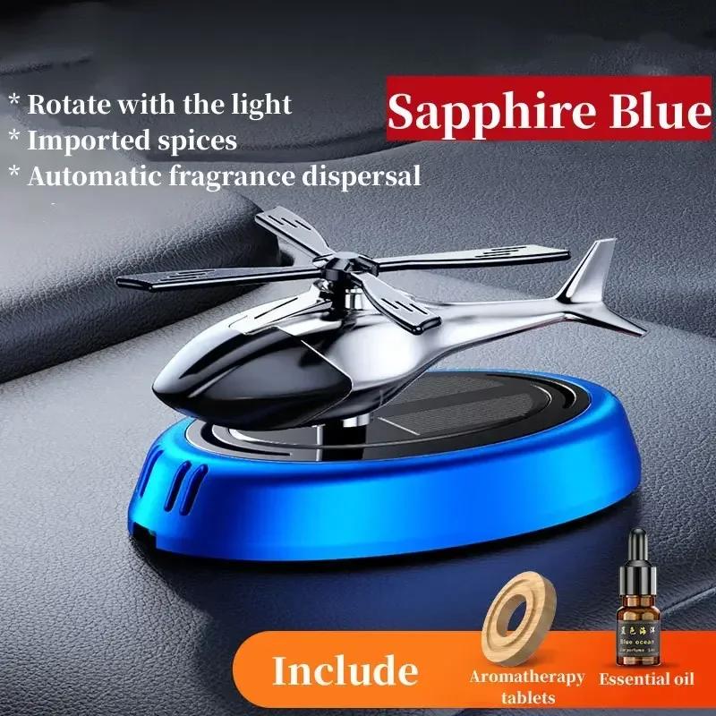 Solar Helicopter Car Air Freshener Interior Accessories Decoration Propeller Rotating Flavoring Diffuser Interior Accessories