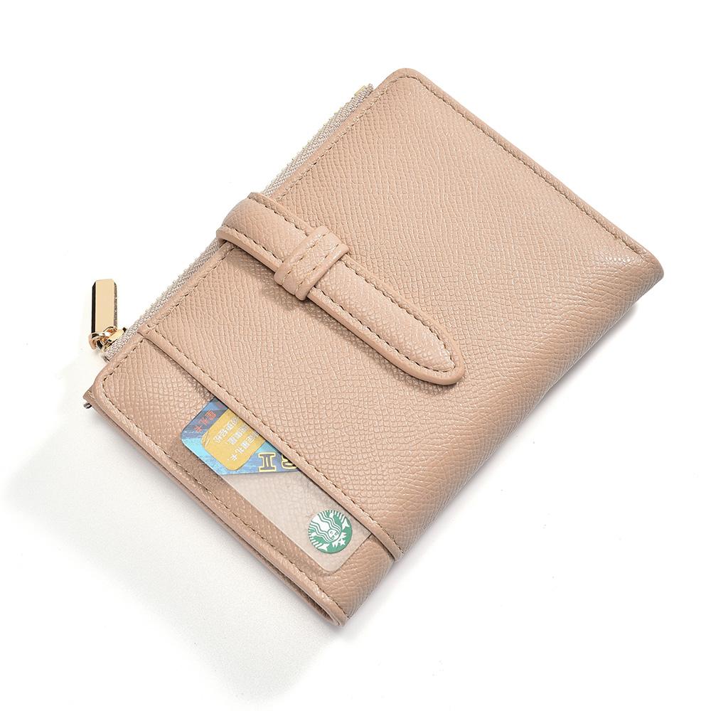 Women Solid Color Short Wallet Unique Design Fashionable Minimalist Large Capacity Bag Luxury Vintage Classic Wallet
