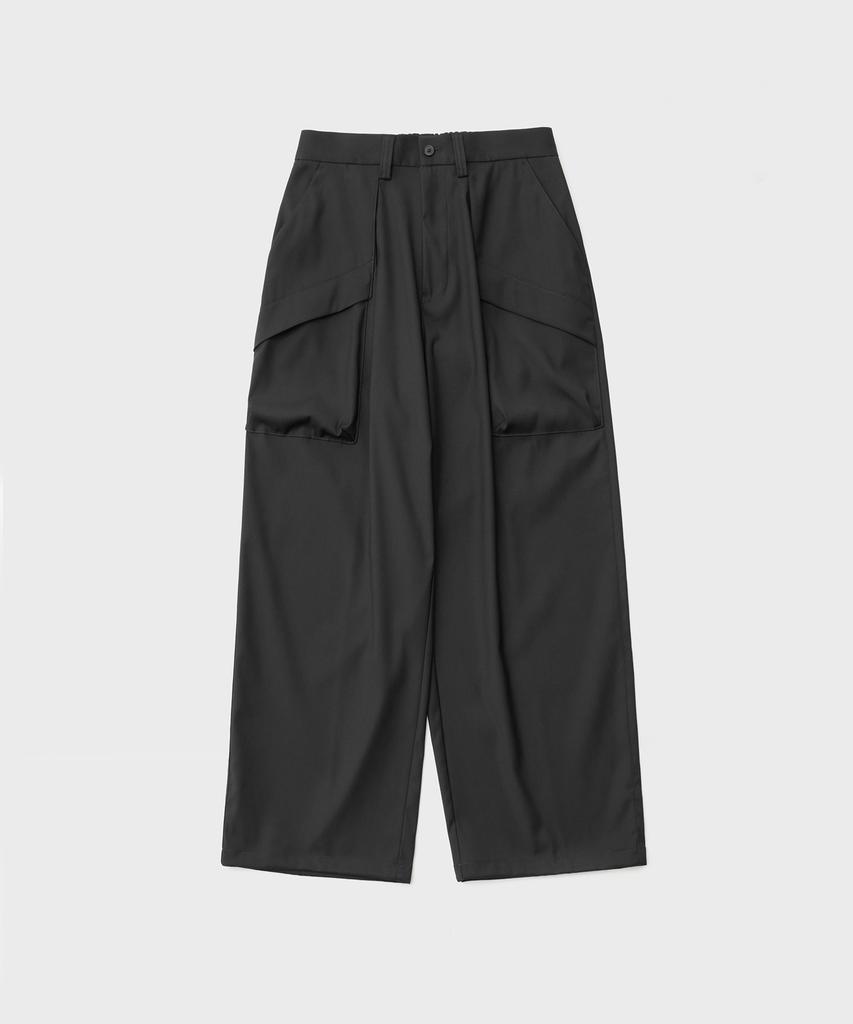 ANOTHER OFFICE Utility Cargo Slacks (Black)