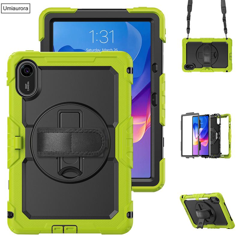 For Xiaomi Redmi Pad2 Pad 2 11 Inch 2025 Shockproof Silicon PC Hybrid Tablet Cover Stand Hand Shoulder Strap Rugged Case Funda