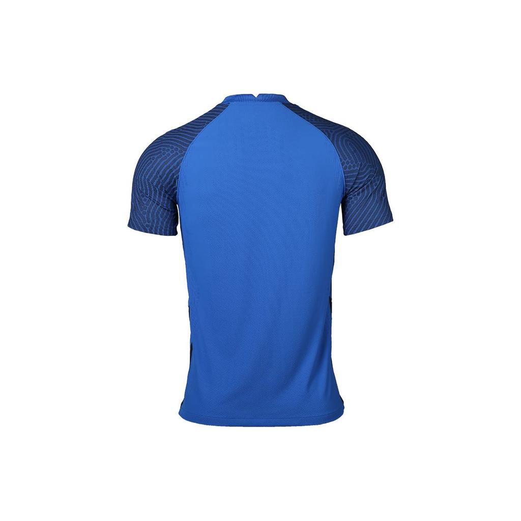 Nike VaporKnit III Jersey Casual Breathable Colorblock Short Sleeve T-Shirt Men Tops Blue CW3101-463