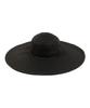 Yunibeosyeolkemiseuteuli Long Black Wire Cloche Hat Bk Summer Fedora