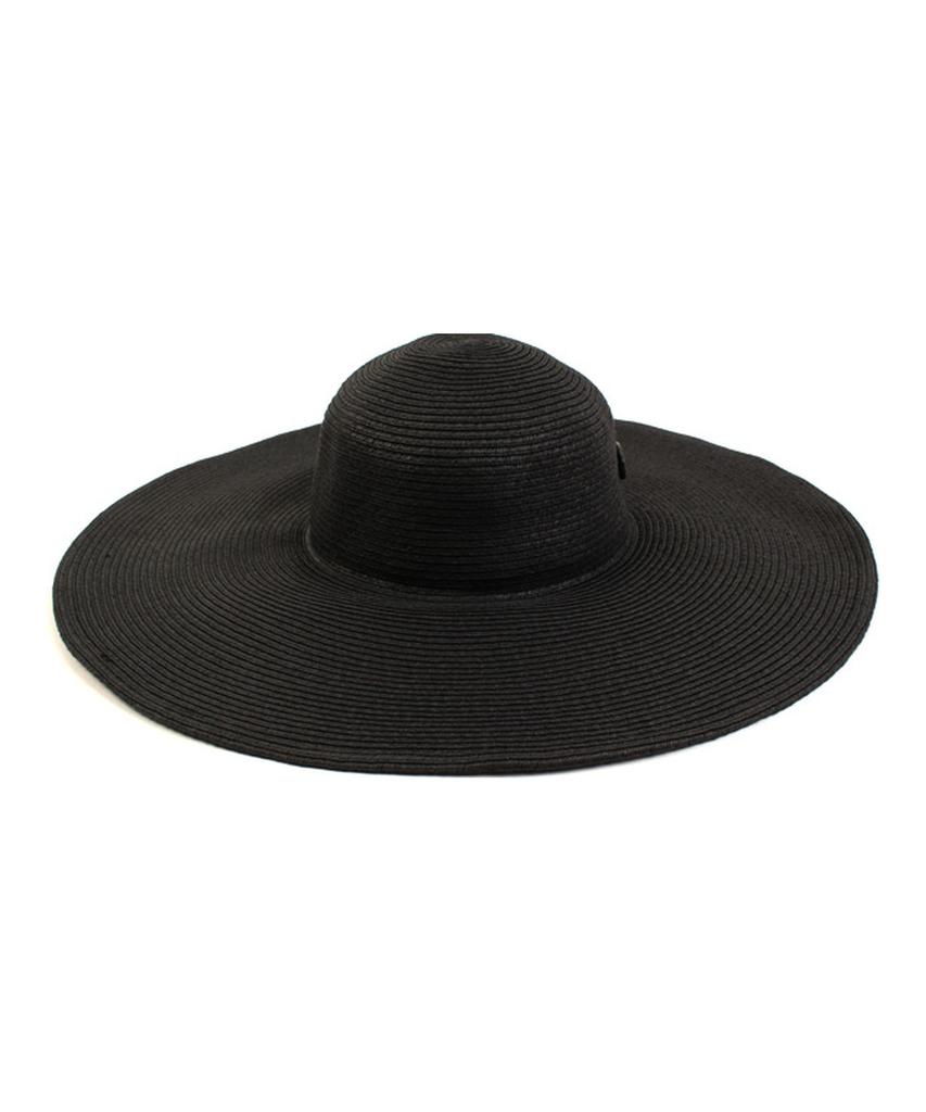Yunibeosyeolkemiseuteuli Long Black Wire Cloche Hat Bk Summer Fedora