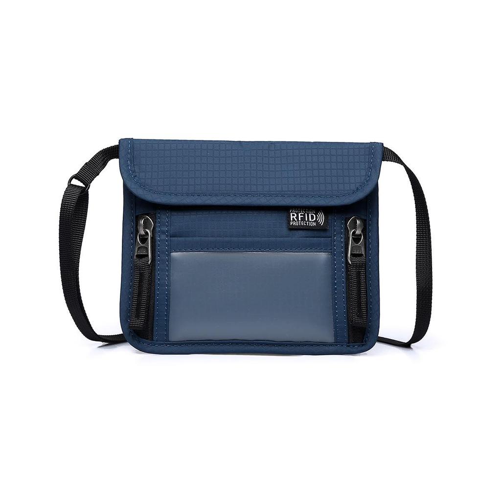 Slim Anti-Theft Passport & Document Holder - Multi-Functional Hanging Bag with Card Slots