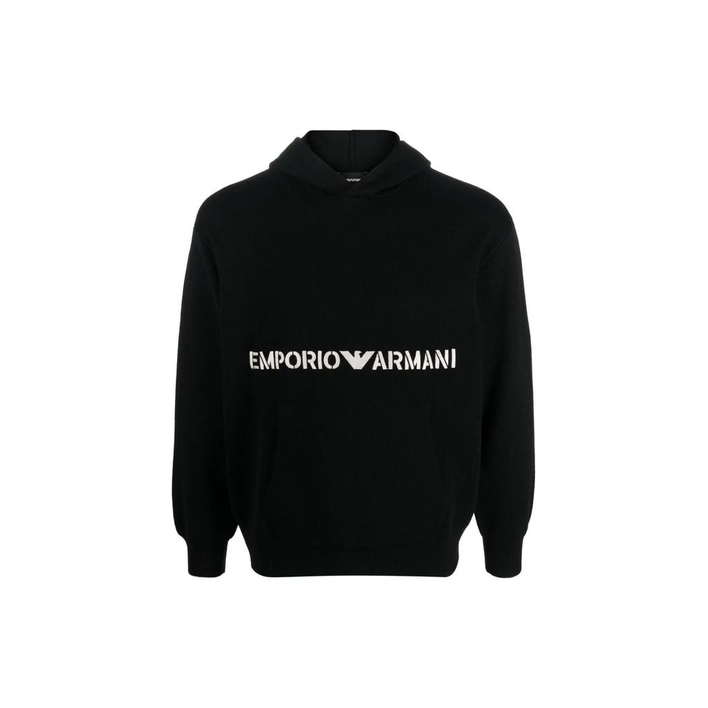 Emporio Armani FW23 Sweatshirt Men's Black 6R1MX7-1MNBZ- F016