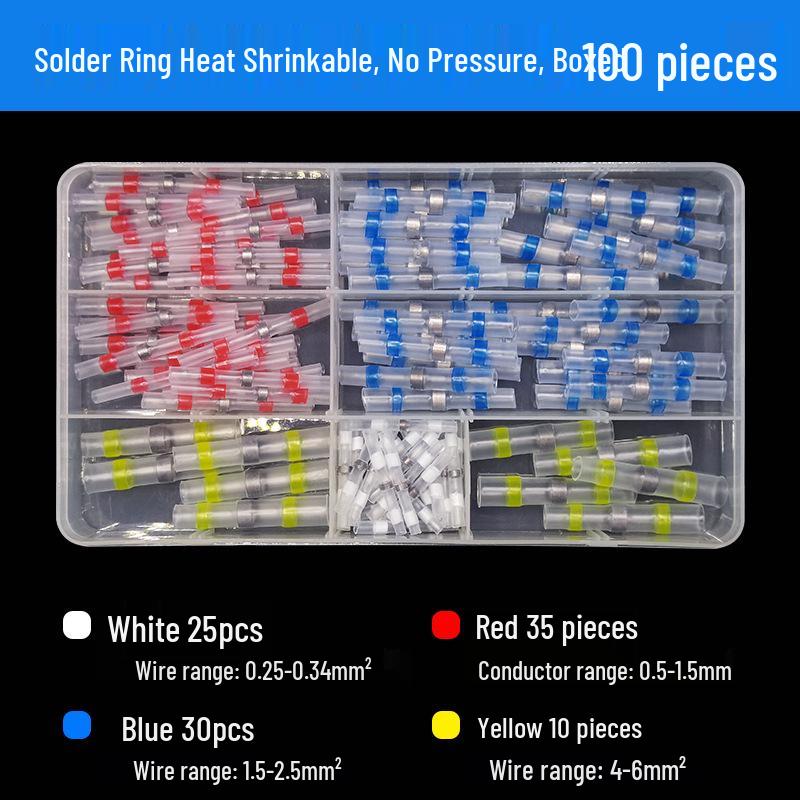 Wiring Artifact: No-Weld Solder Ring Heat Shrink Tube Insulation Sleeve Waterproof Wire Connector