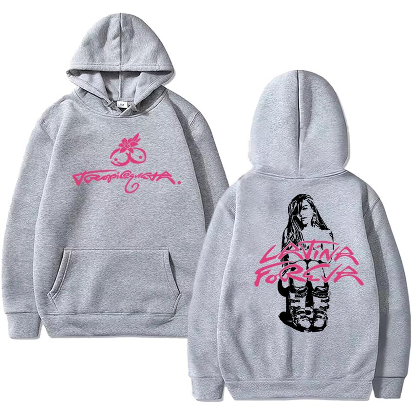 Fashion Karol G 2025 Tropicoqueta Album Graphics Printed Hoodies Men Women Music Style Sweatshirt Unisex Fleece Casual Pullovers