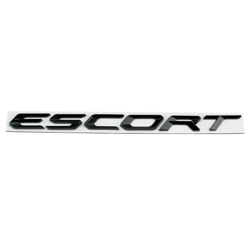 1 Stück passend für das Ford Focus RS Emblem ESCORT Heckabdeckungs-Emblem Englische Beschriftung Ford Metall-Heckemblem