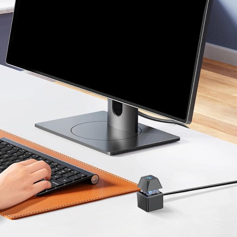 Desktop Computer External Power Button with LED Lights for Motherboard Power Switching Button