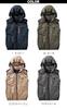 [Musashino Uniform] Murakami Clothing Mid-Fun Hooded Vest (Sold Separately) V1129 Comfort Wear Air-Conditioned Workwear with Straps <025-V1129-S> (38-