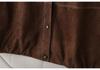 Plus Size Women's Suede Velvet Round Neck Cardigan Vest - Slimming, Versatile Spring Top