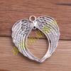 5-Color Zinc Alloy Archangel Wing Pendants - Vintage Christmas Jewelry Charms