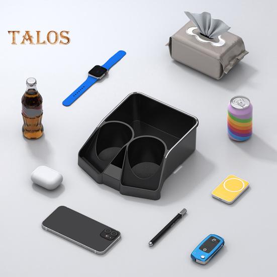 Universal-Aufbewahrungsbox für die Armlehne im Auto, Mittelkonsolen-Armlehnenbox mit Getränkehalter, Auto-Organizer für den Vordersitz, für Autos, LKWs, SUVs