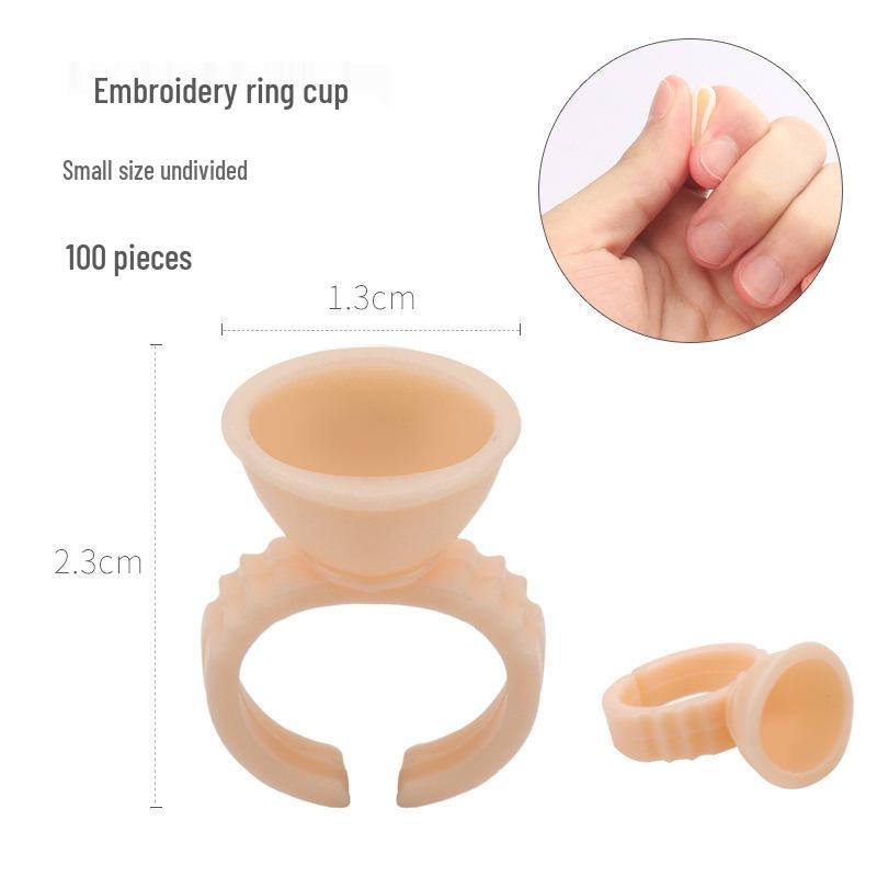 

Silicone Ring Cup for Eyelash Extension Glue 100 pcs/package
