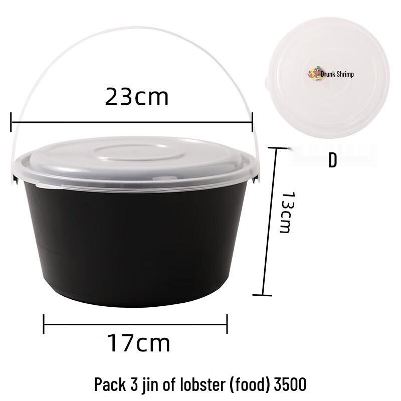 Disposable Round Takeaway Food Bucket