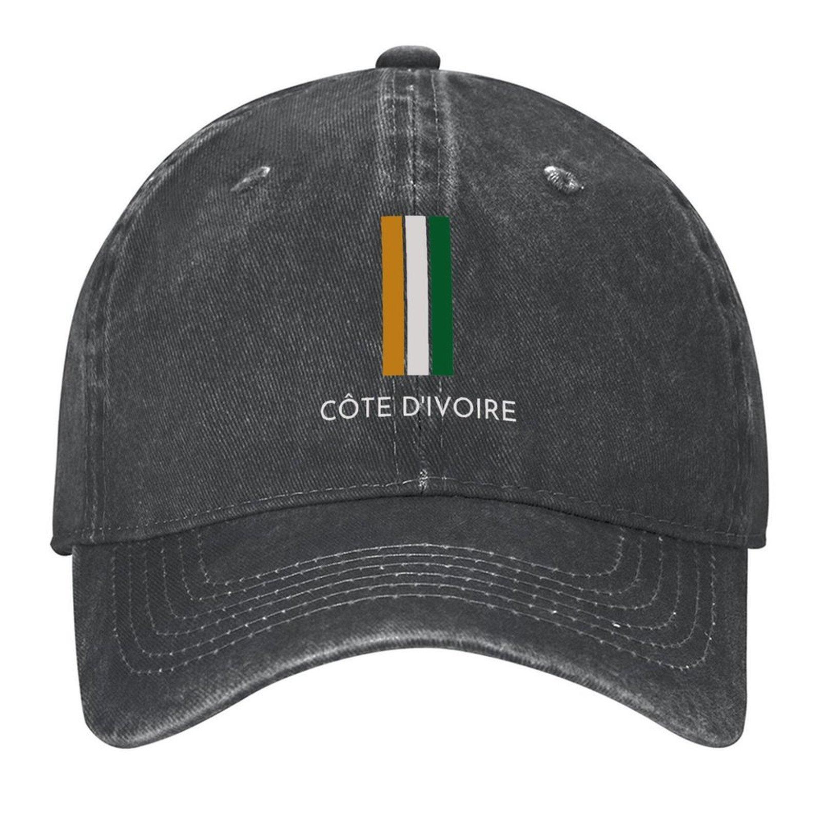

2026 Ivory Coast Flag Baseball Cap Custom Caps Golf Cap Luxury Cap Fashionable Women Hats Men s