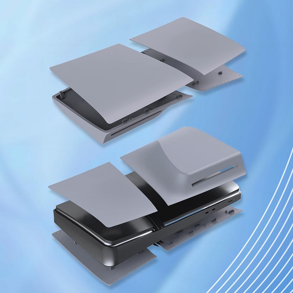 Replacement Faceplate Plastic Hard Shell Anti-Scratch Console Shell Panels Faceplate for PS 5 Pro Disc/Digital Edition
