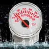 ELING Newest 52mm Oil Pressure Gauge 0-30Bar 0-435Psi Signal with Red Backlight for Motorcycle Boat Truck Universal 12V 24V