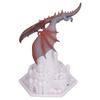 LED Volcano Dragon Lamp USB Charging 3D Printed Fire Dragon Night Light for Baby Rooms Bedrooms
