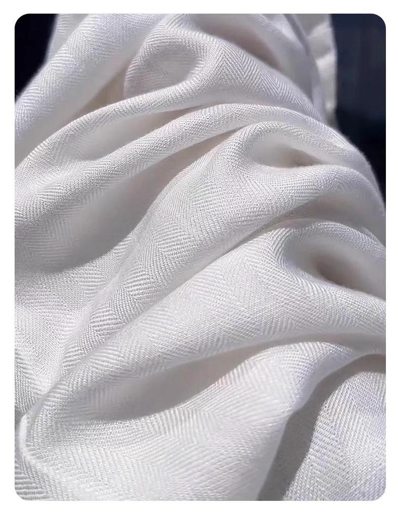 2024 Soft Breathable Wide-Leg Women's Summer Pants: High-End Sweat-Absorbent, Drapey Casual Straight-Leg Style