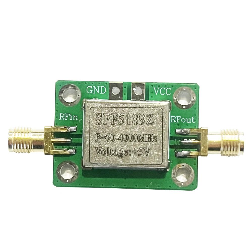 RF Amplifier, Low Noise LNA 50 To 4000MHz SPF5189Z RF Amplifier for Amplifying FM HF VHF UHF Radio Signal