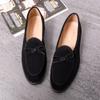 Suede Leather Men Shoes Retro Tassel Casual Mens Loafers Moccasins Breathable Slip On Man Dress Shoes Designer Flats Size 38-47