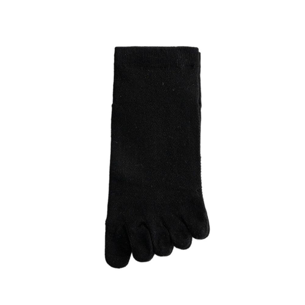 

Хлопковые мужские носки с пятью пальцами Спортивные носки Мужские сетчатые носки с пятью пальцами Повседневные Мужские чёрный