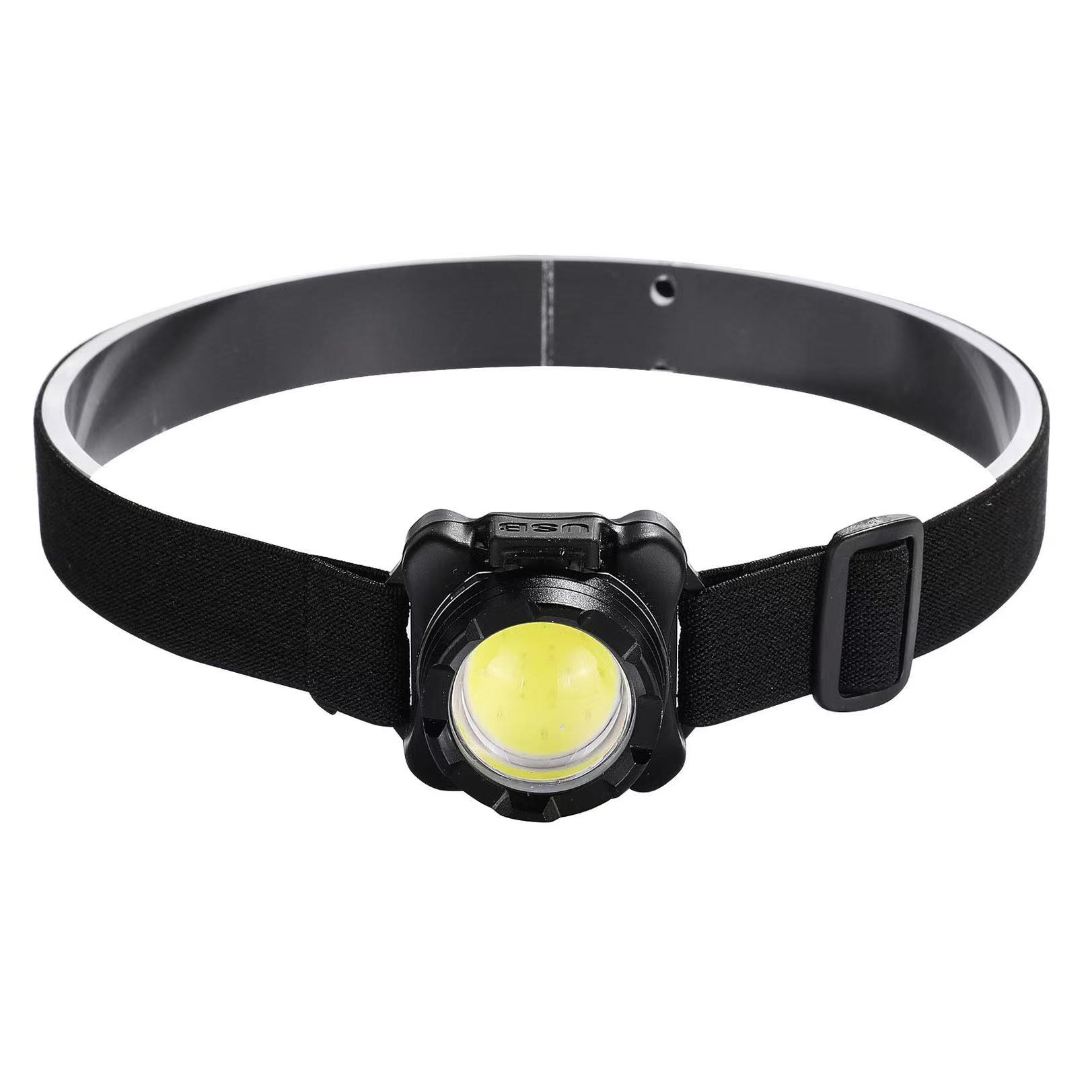 

Трансграничная COB Мощная фара с зарядкой через USB Освещение для кемпинга Красный и белый двойной источник света Открытый ходовой фонарь