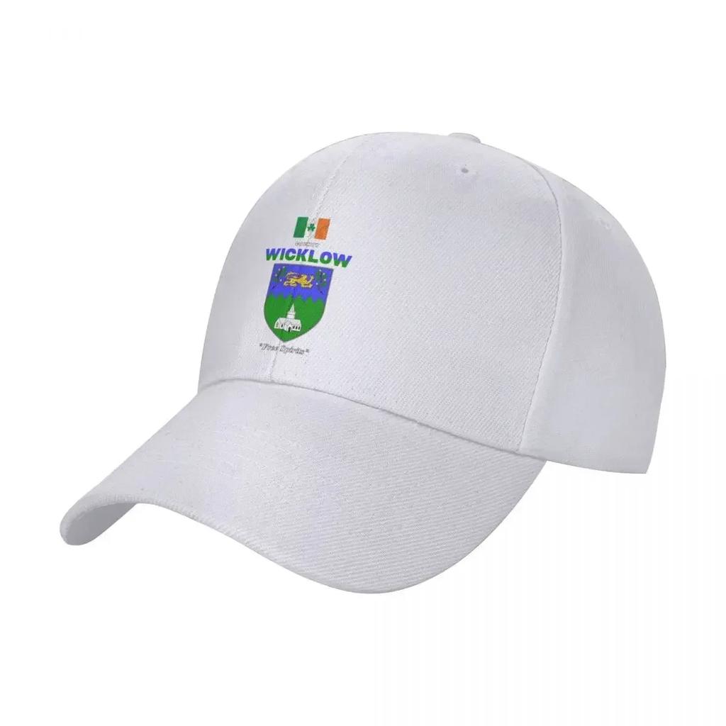 COUNTY WICKLOW IRELAND OFFICIAL CREST Baseball Cap Black Derby Hat Big Size Hat For Unisex Wounisexs