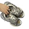 Zapatos de papá de viento heavy metal de París zapatos de mujer 2025 nuevos realzantes de suela gruesa versátiles casuales deportivos zapatos de malla transpirables