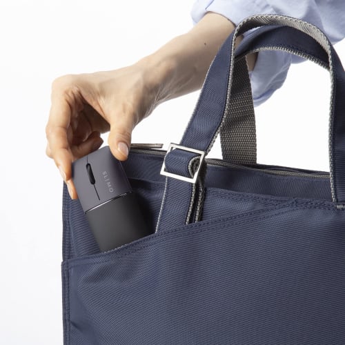 Sanwa Supply Silent Bluetooth Blue LED Mouse SLIMO (Rechargeable/Black) MA-BBS310BK