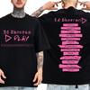 Ed Sheeran Tour 2026 Tshirt Unisex Unisex Ed Sheeran Play Album Music Printing Tshirts Round Neck Oversized Unisex Graphic Print