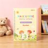 Children's English Calligraphy Practice Book with Disappearing Ink Pen - Groove Tracing and Handwriting Training