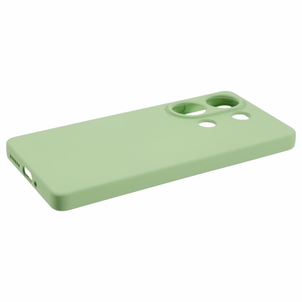 For Xiaomi Redmi Note 13 Pro 4G/Poco M6 Pro 4G Case Rubberized TPU Fiber Lining Cell Phone Cover (Precise Lens Cutout)