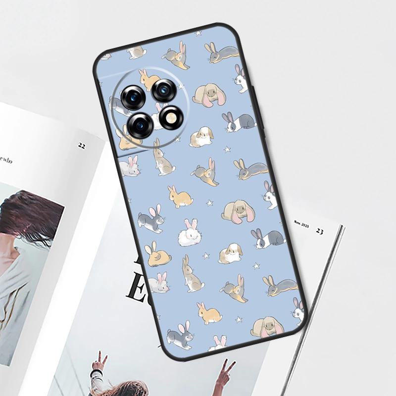 

Bunny Rabbits Case For OnePlus Nord 5 CE 4 3 Lite N20 N30 OnePlus 15 13 12 11 8 9 10 Pro 12R 13T 13R Cover OnePlus 10T