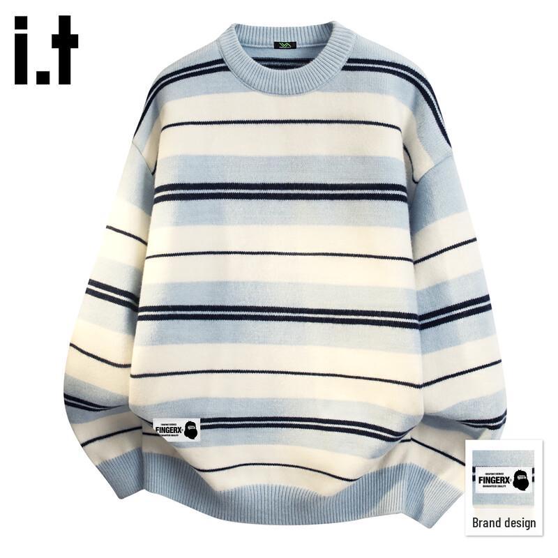Fingercroxx Unisex Striped Pullover Sweater