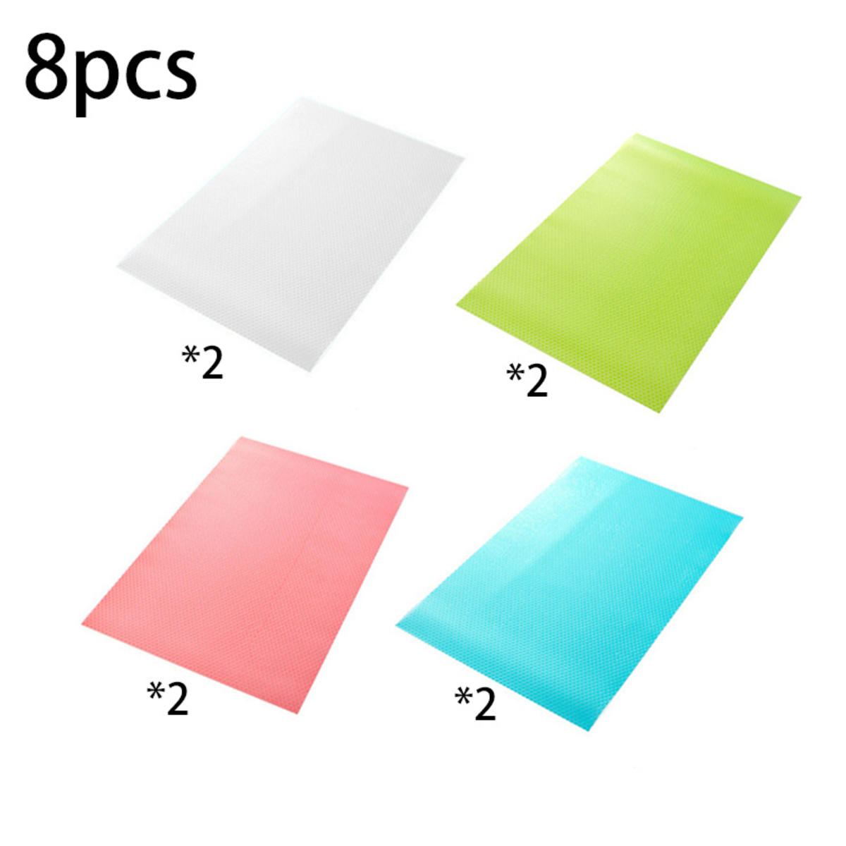 

EVA Waterproof Refrigerator Liner Mat Washable Mildew Kitchen Pad Anti-oil Cabinet Drawer Placemat Heat-insulat Fridge Mat one size разноцветный