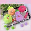 Vegetable Colorful Plush Keychain Accessories With Lovely Scream Expressions And Aroma