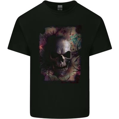 Artistic Skull Gothic Goth Mens Light Cotton T-Shirt Unisex T-Shirt