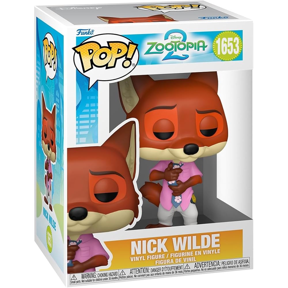 Funko Pop! Zootopia Nick Wilde Collectible Figure Vinyl Toy