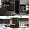 Black Wood Contact Paper Peel and Stick Self-Adhesive Wallpaper,Decorative Vinyl Film for Countertop Cabinets Furniture Surface