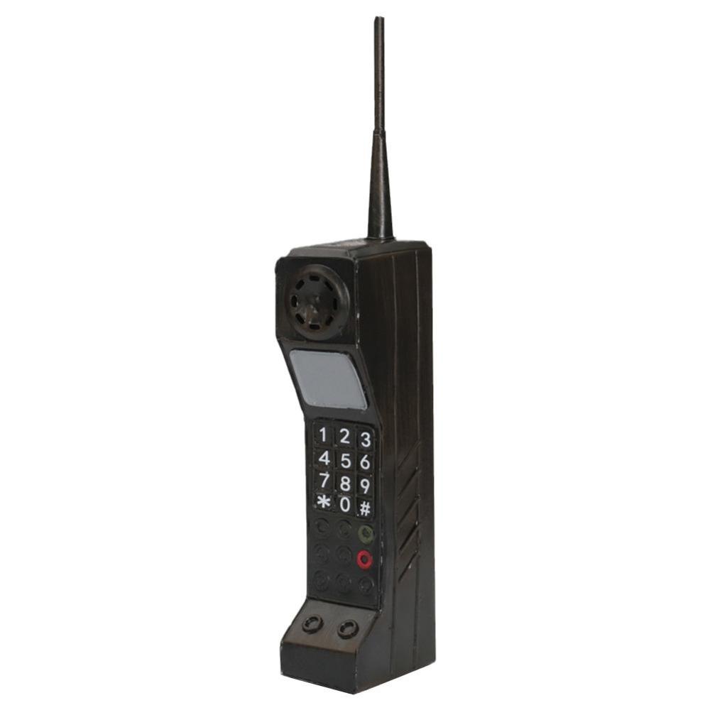 Simulace Vintage model telefonu Mobilní telefon Cihla Mobilní telefon Ornament Domácí dekorace
