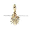S925 White Copper Puppy Cartoon Pendant & Snowflake Airplane Charms for DIY Bracelet Accessories