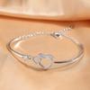 New Chain Love Hollow Bracelet, Luxury Elegant Women's Bracelet