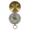 Camping Hiking Pocket Brass Golden Compass Portable Compass Navigation For Outdoor Activities