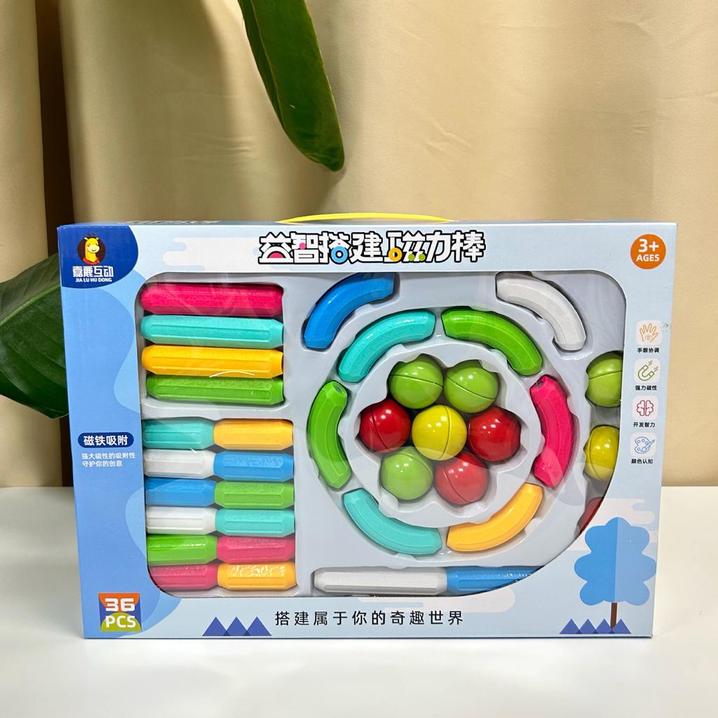 Brinquedos Infantis Barras Magnéticas de Montar Variedade de Blocos de Construção Magnéticos Brinquedo de Iluminação para Educação Infantil Presentes de Agência