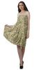 Moomaya Kvinner Sundresses Tube Kjole Trykt Smocked Kvinner Boho Kne Lang