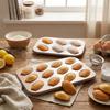 Carbon Steel Muffin Pan Non-Stick Baking Mold Kitchen Accessories Shell Baking Pan  Kitchen
